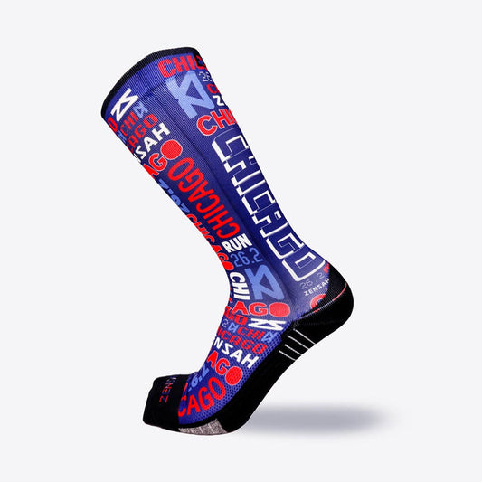 Busy Chicago Compression Socks (Knee-High)Socks - Zensah
