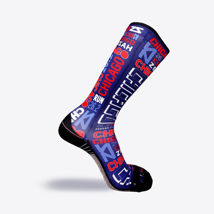 Busy Chicago Compression Socks (Knee-High)Socks - Zensah