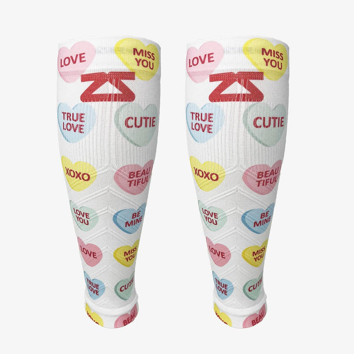 Candy Hearts Compression Leg SleevesLeg Sleeves - Zensah