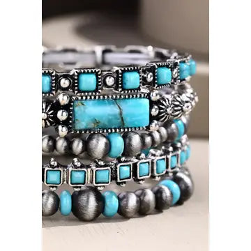 Catalina Turquoise Bracelet Stack