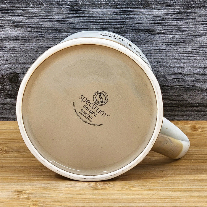 Ceramic Mug Expresso Yourself Coffee Lover Cup Ceramic Brown by Blue Sky 17oz