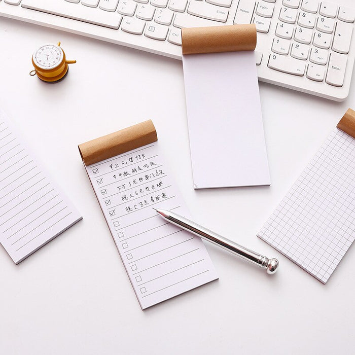 Pocket Kraft Paper Memo Pad Notepad Stationery Scrapbooking Memo Notes To Do List Tear Checklist Note Pad