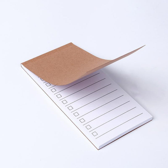 Pocket Kraft Paper Memo Pad Notepad Stationery Scrapbooking Memo Notes To Do List Tear Checklist Note Pad
