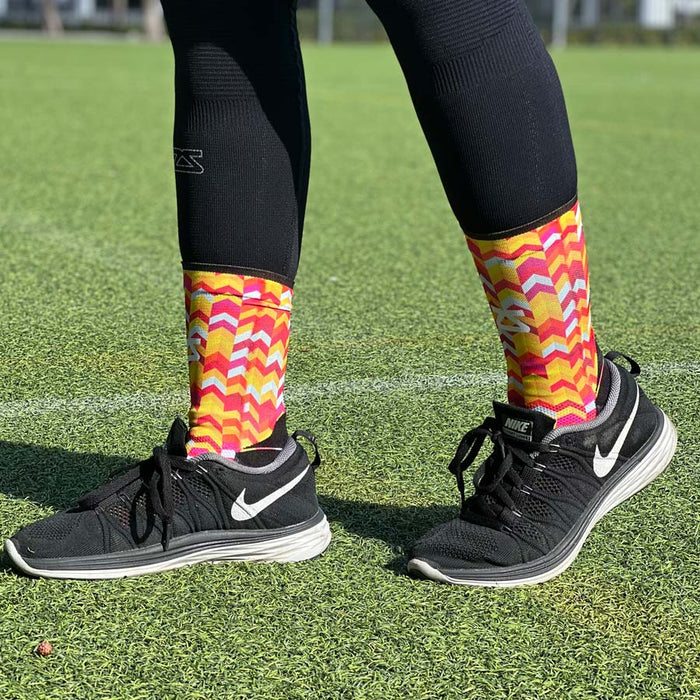 Chevrons Socks (Mini-Crew)Socks - Zensah