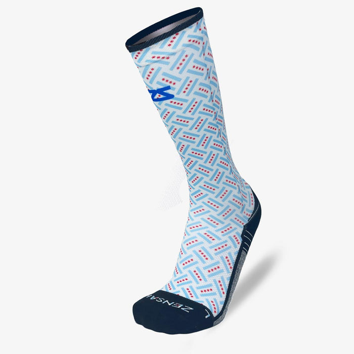 Chicago Flags Compression Socks (Knee-High)Socks - Zensah