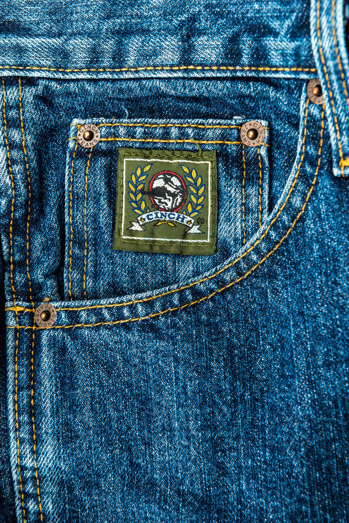 Cinch Men's Green Label Original Fit Jean - Dark Stonewash