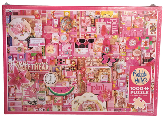 Cobble Hill - Pink - 1000pc Puzzle