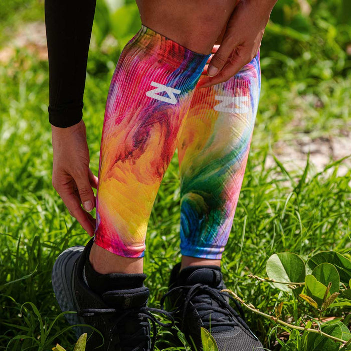 Color Explosion Compression Leg SleevesLeg Sleeves - Zensah