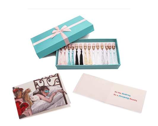 Colors of the Rainbow - the Breakfast at Tiffany’s inspired satin tassel earplugs gift set for beauty sleep - Utopiat