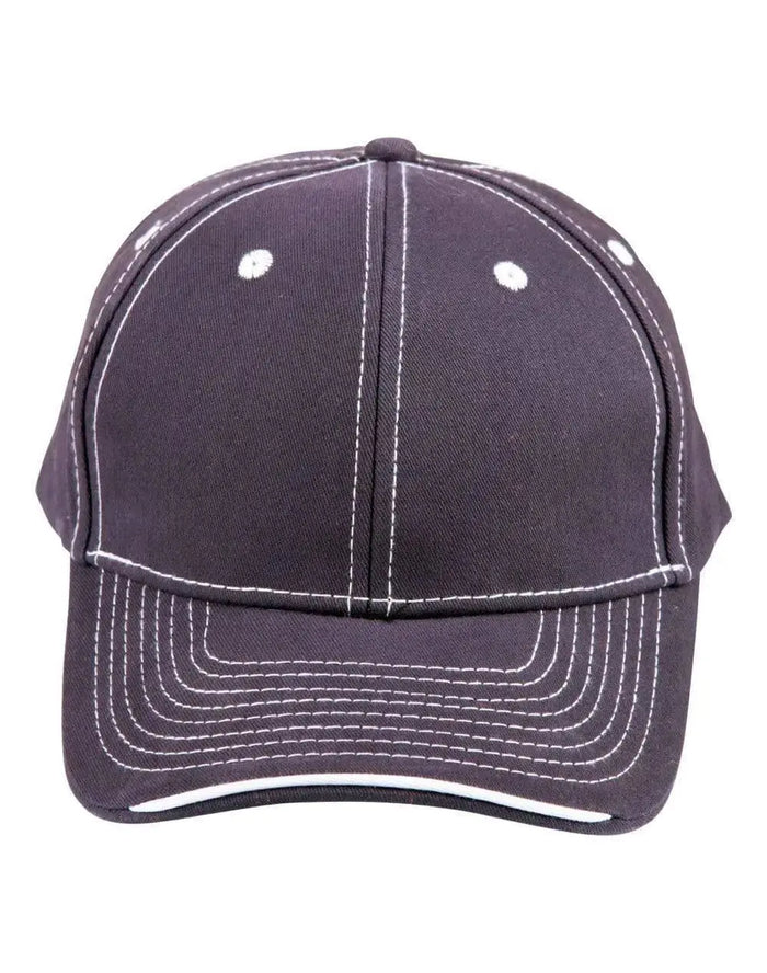 Contrast Trim Cap Ch65 Metro Workwear.