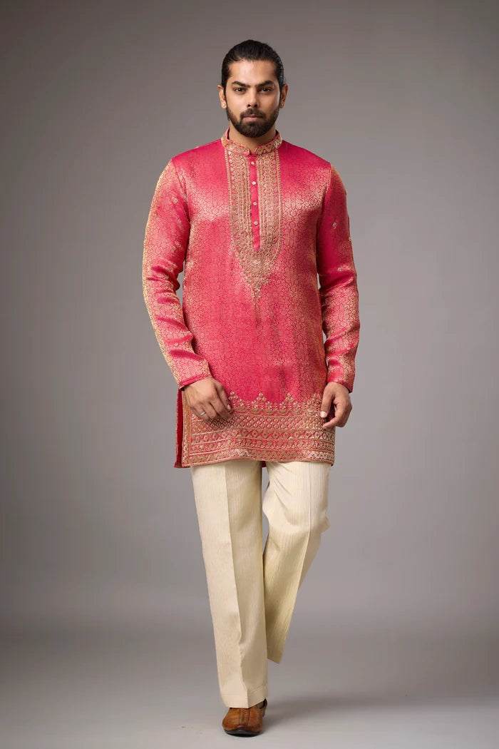 Festive Kurta Set for Men 2026 – Regal Brocade Ethnic Wear | Mahavir NX