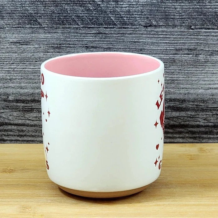 Country Western Coffee Mug Pink Southwest Cowgirl Ceramic Tea Cup Blue Sky 18oz