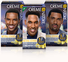 Creme of Nature Men Natural Looking Moisture-Rich Liquid Hair Color With Shea Butter Conditioner