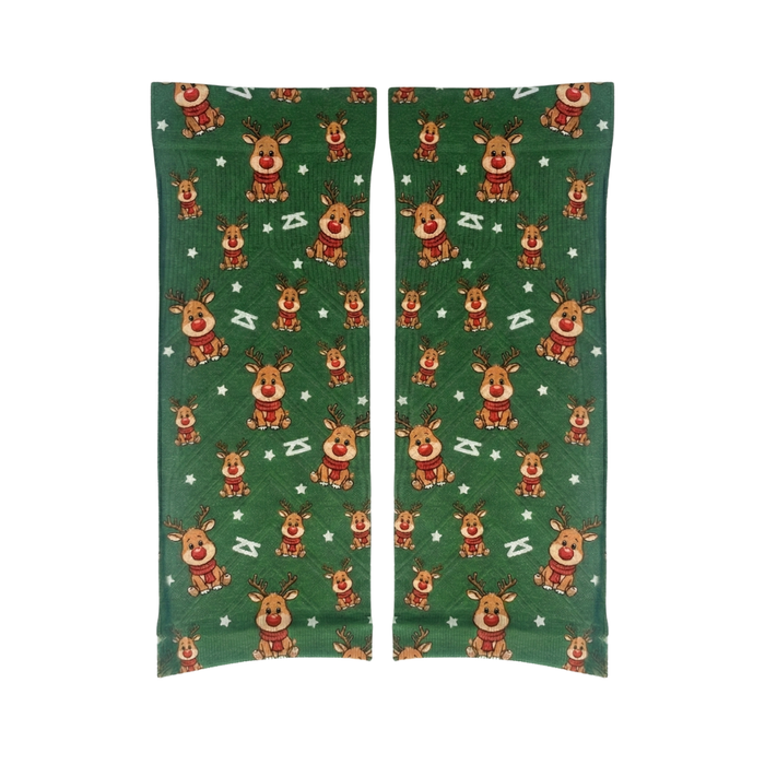 Cute Reindeers Compression Leg Sleeves