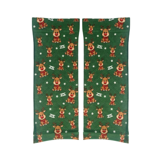 Cute Reindeers Compression Leg Sleeves