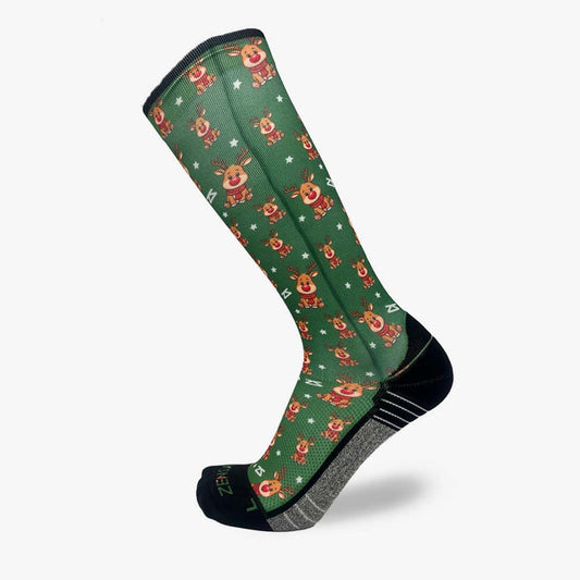 Cute Reindeers Compression Socks (Knee-High)