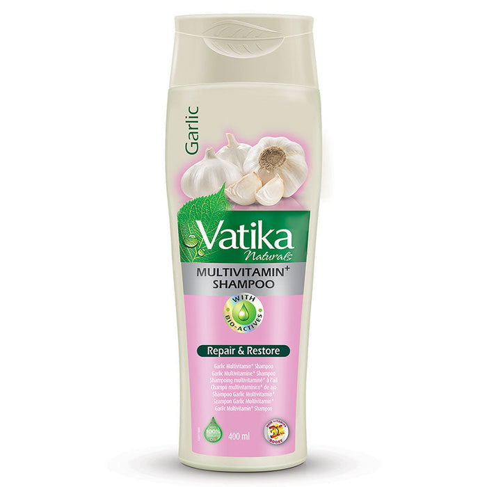 Dabur Vatika Naturals Garlic Multi Vitamin+ Shampoo 400ml