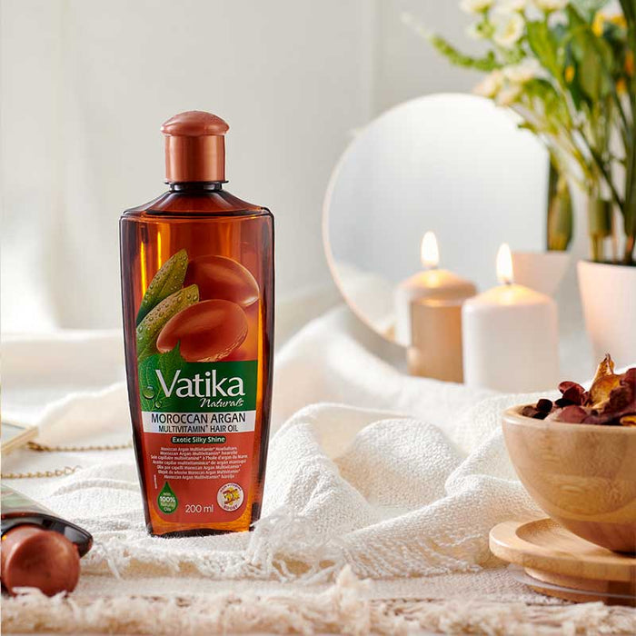 Dabur Vatika Naturals Multivitamin Enriched Argan Hair Oil 200ml