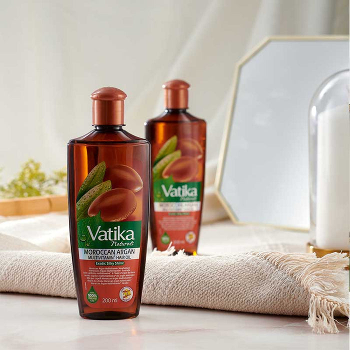 Dabur Vatika Naturals Multivitamin Enriched Argan Hair Oil 200ml