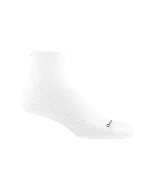 Darn Tough | Run Sock 1/4 Lightweight Cushion | Heren | White