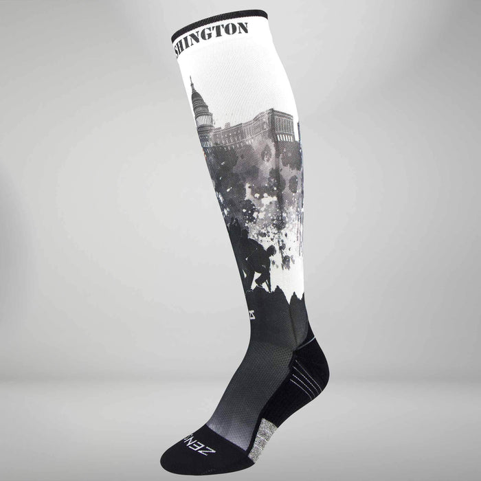 DC Skyline Compression Socks (Knee-High)Socks - Zensah