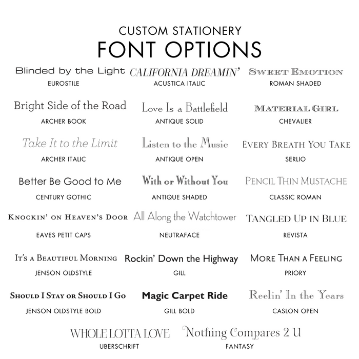 Design Your Own Stationery