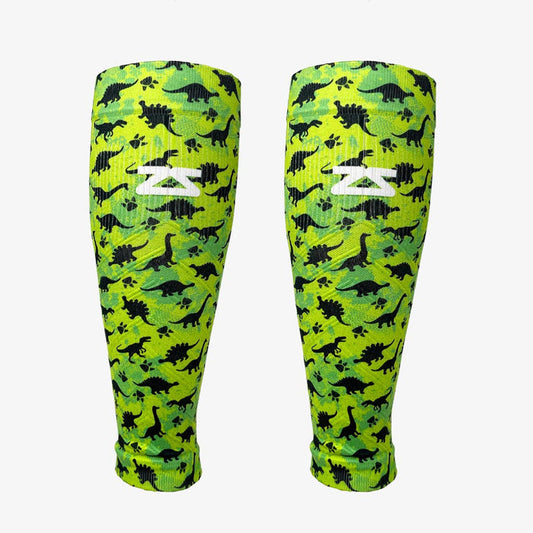 Dino Silhouettes Compression Leg SleevesLeg Sleeves - Zensah