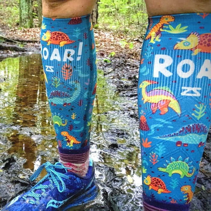 Dinosaurs Compression Leg SleevesLeg Sleeves - Zensah