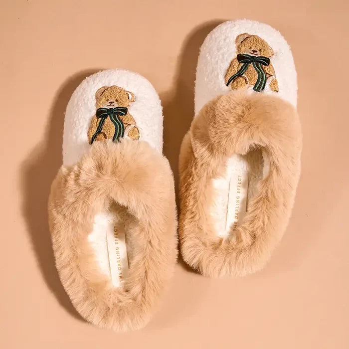 Dreamy Daze Slippers - Teddy Bear