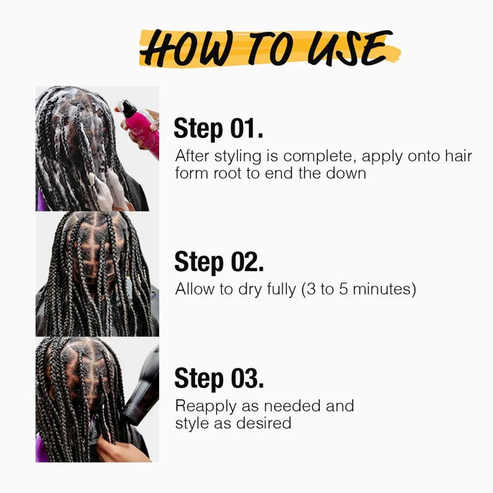Ebin New York Braid Formula Setting Mousse Moisturizing & Shine Olive Oil