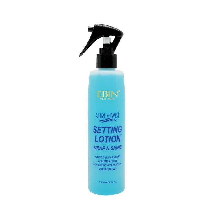 Ebin New York Curl & Twist Setting Lotion Wrap N Shine 250ml