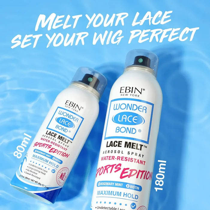 Ebin New York Wonder Lace Bond Lace Melt Aerosol Spray Sports Edition - UK Shipping Only