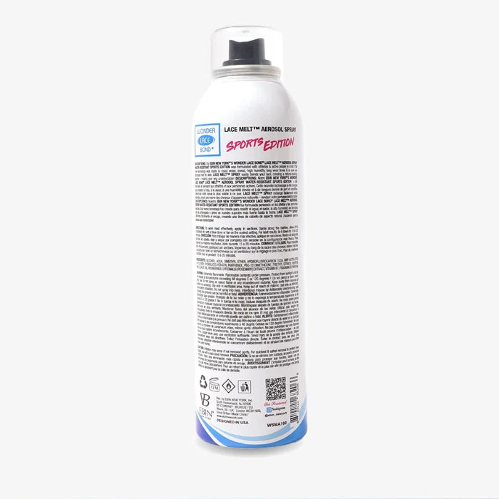 Ebin New York Wonder Lace Bond Lace Melt Aerosol Spray Sports Edition - UK Shipping Only