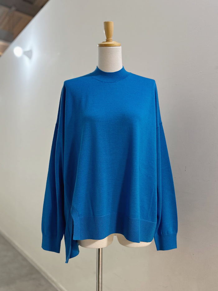ENFOLD U-SLIT BOX PULLOVER