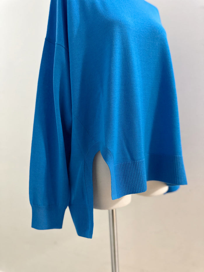 ENFOLD U-SLIT BOX PULLOVER