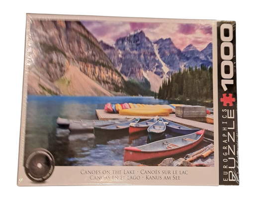 Eurographics 1000 pc Canoes On The Lake