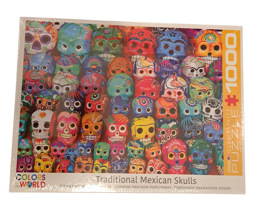 Eurographics 1000 pc Mexican Skulls
