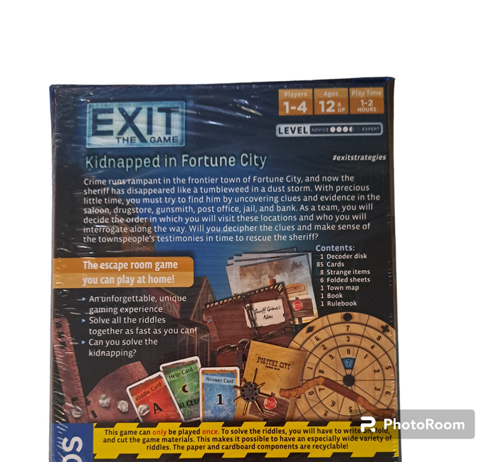 Exit - Kidnapped in Fortune City