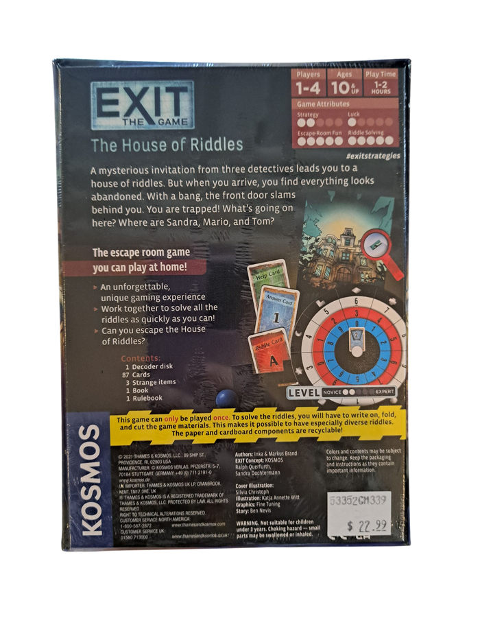 Exit The Game - The House of Riddles