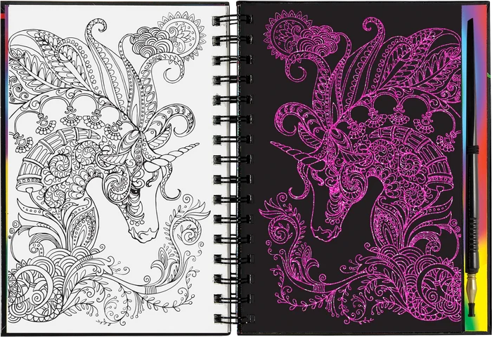 Extreme! Scratch & Sketch Unicorns