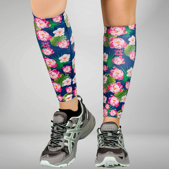 Floral Compression Leg SleevesLeg Sleeves - Zensah