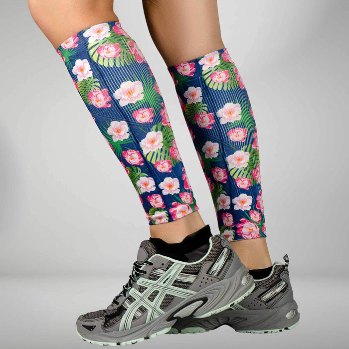 Floral Compression Leg SleevesLeg Sleeves - Zensah