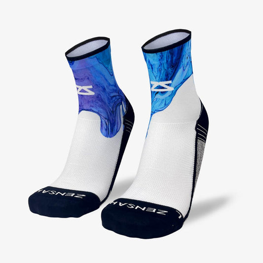 Fluid Drips Socks (Mini-Crew)Socks - Zensah