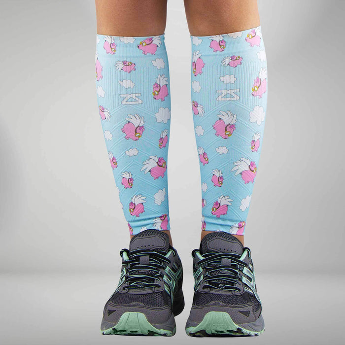 Flying Pigs Compression Leg SleevesSocks - Zensah