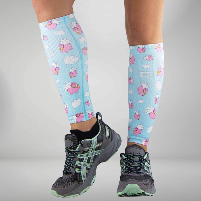 Flying Pigs Compression Leg SleevesSocks - Zensah