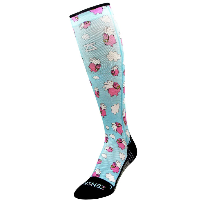 Flying Pigs Compression Socks (Knee-High)Socks - Zensah