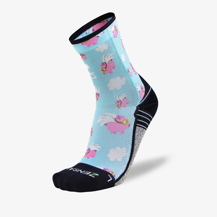 Flying Pigs Socks (Mini Crew)Socks - Zensah