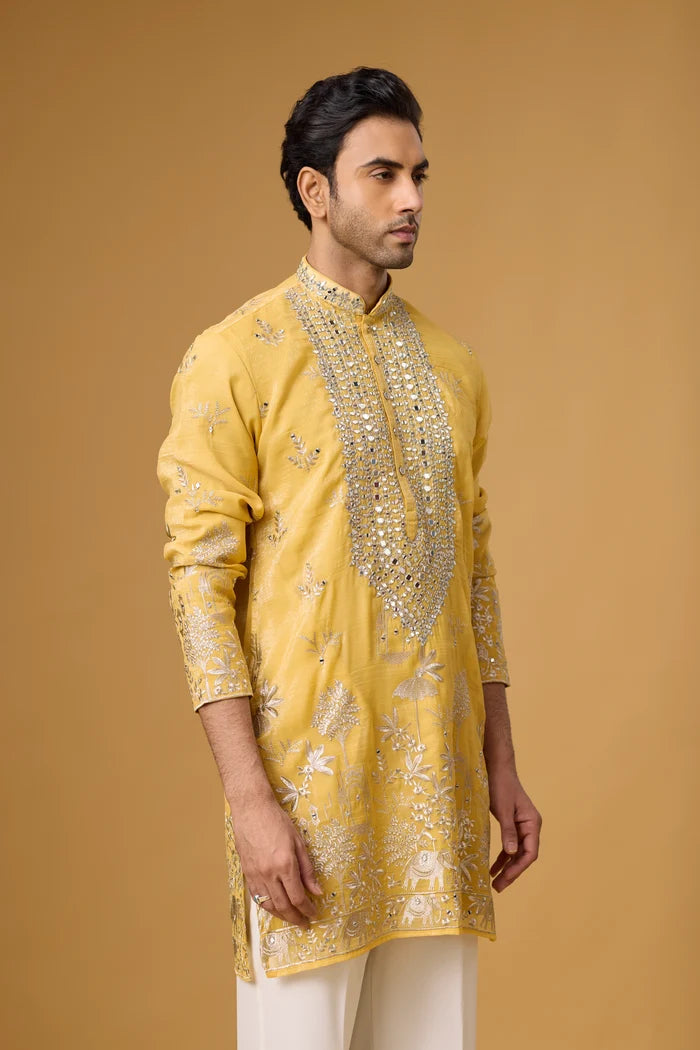 Buy Silk Kurta Set for Men Online India | Mahavir NX