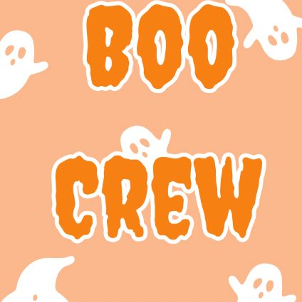Halloween Boo Crew Socks (No Show)