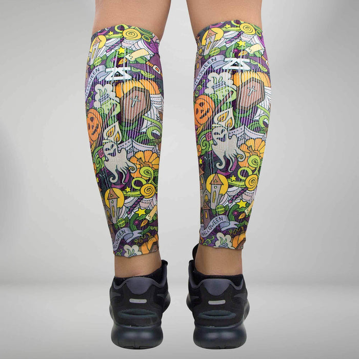 Halloween Collage Compression Leg SleevesLeg Sleeves - Zensah